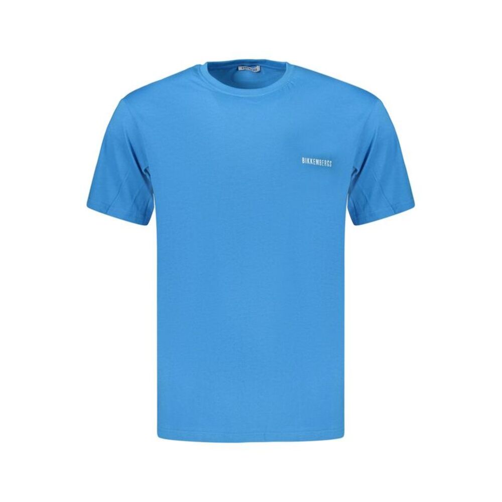 Bikkembergs Azzurro Cotton Men's Men's T-Shirt
